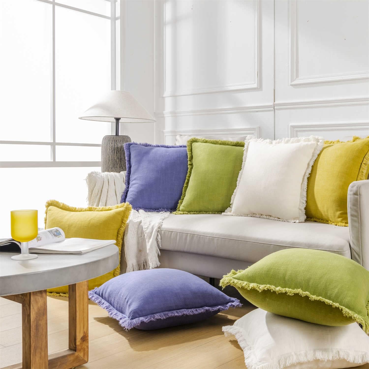 Linen Lumbar Pillow Cover