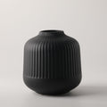 black vase